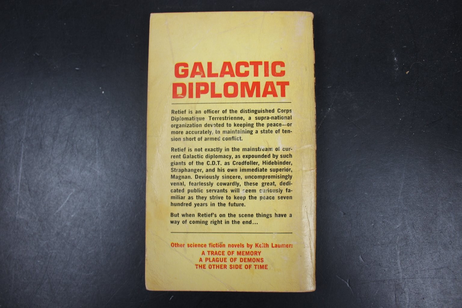 Galactic Diplomat Keith Laumer 1966 Science Fiction Berkley Medallion PB SF