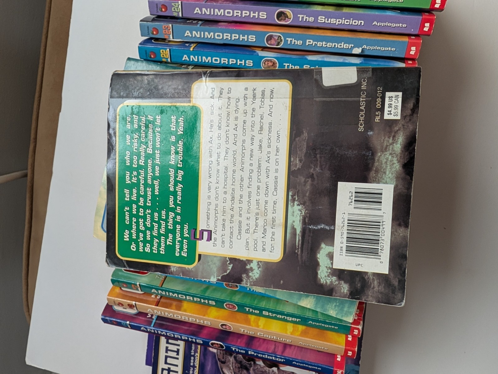 Lot of 24 Animorphs Scholastic Paperback Books K.A. Applegate