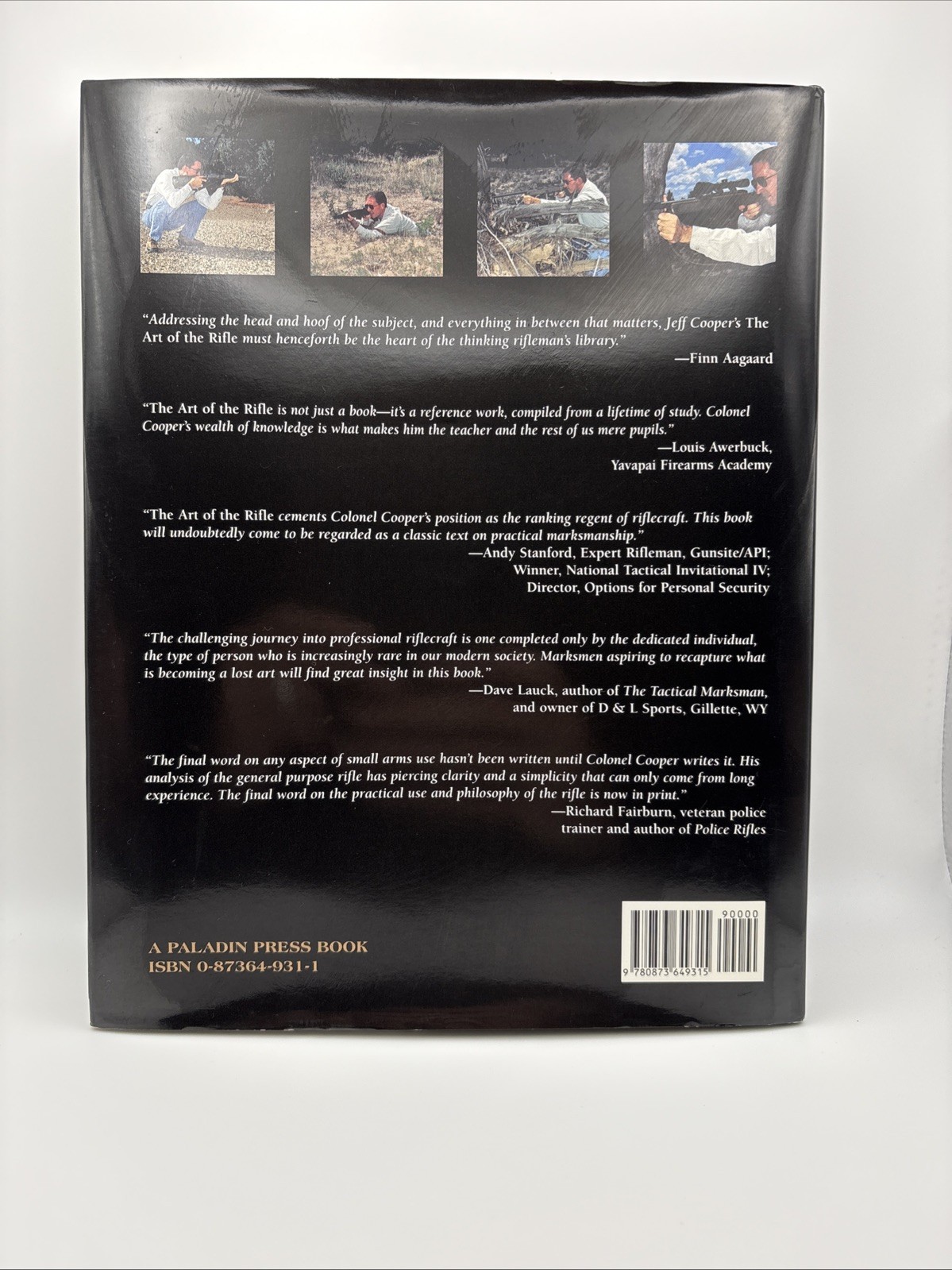 The Art of the Rifle Jeff Cooper 1997 1st Ed Hardcover DJ Paladin Press Firearms