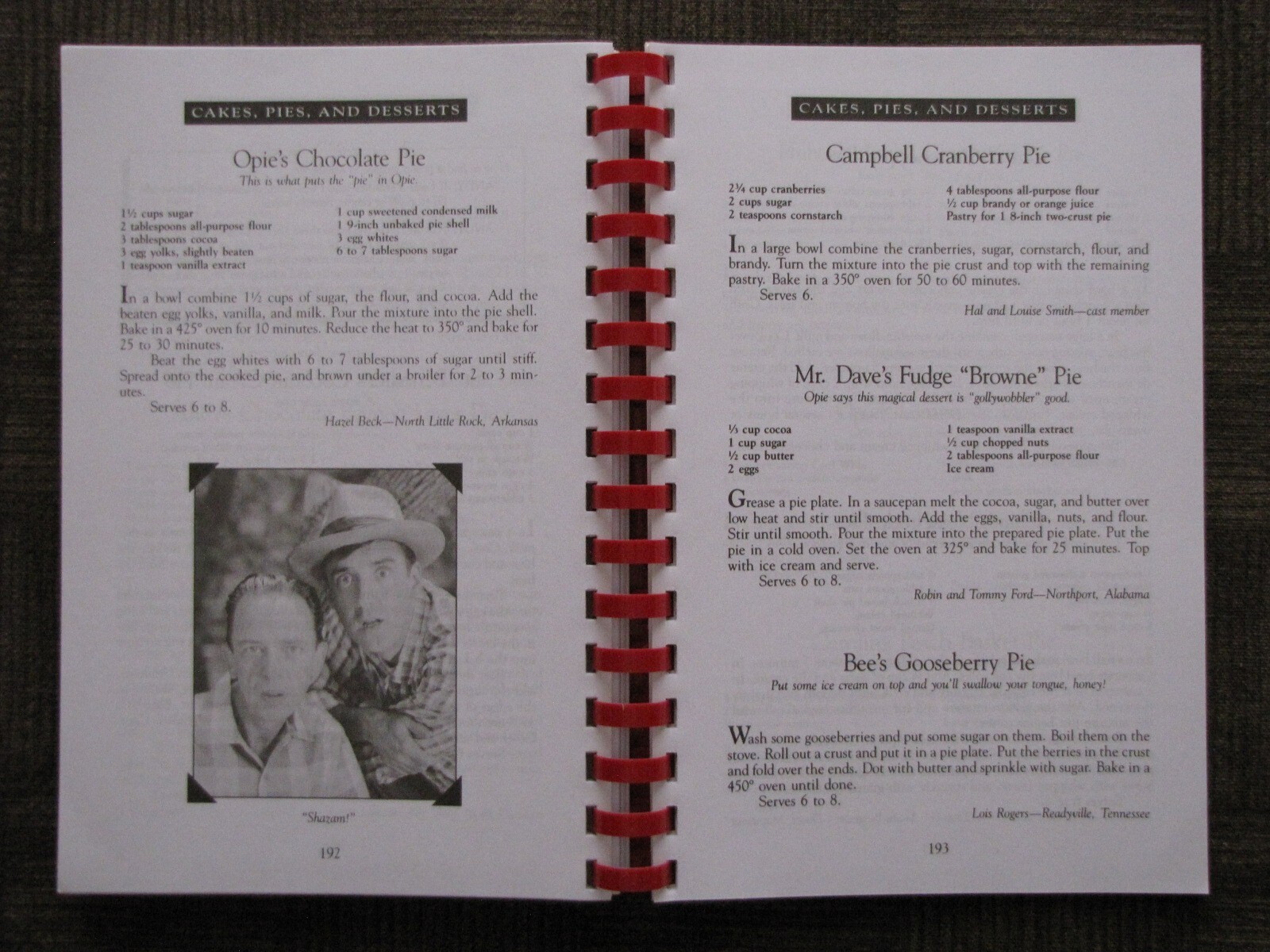 Aunt Bee’s MAYBERRY COOKBOOK Ken Beck & Jim Clark Edited by Julia M. Pitkin 1991