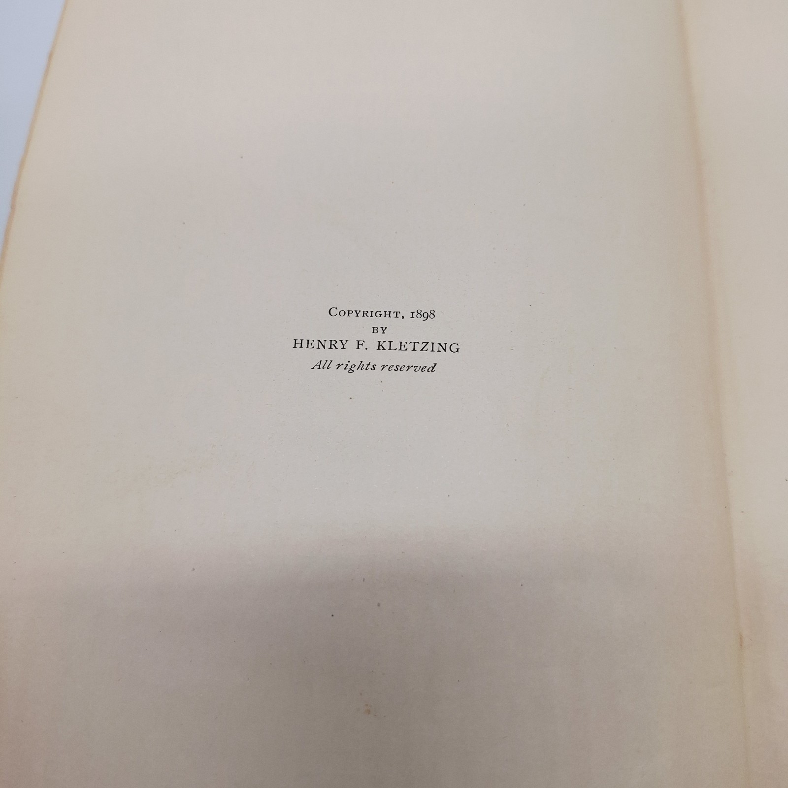 1898 “TRAITS OF CHARACTER” BOOK BY HENRY & E. L. KLETZING 371 PAGES