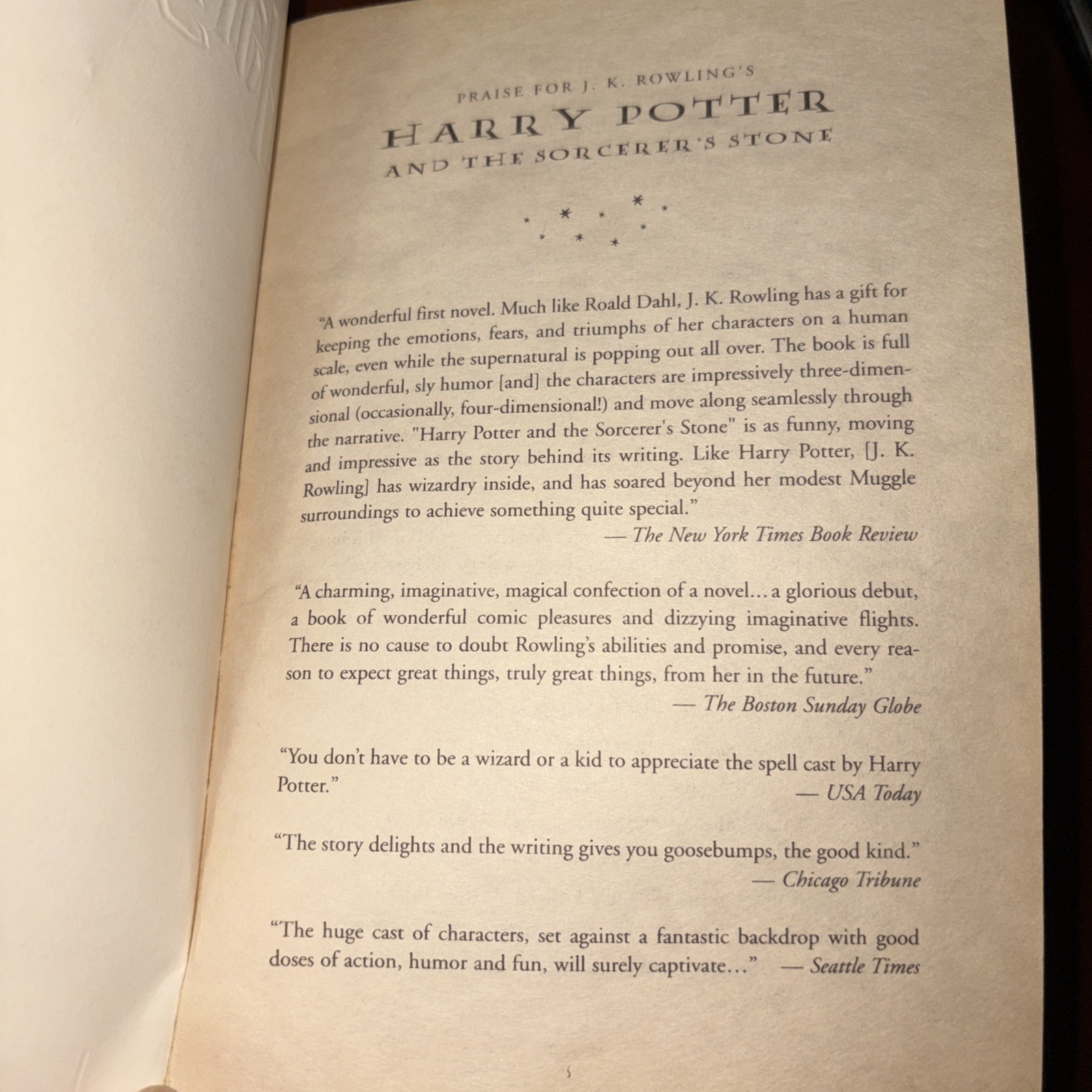 HARRY POTTER AND THE CHAMBER OF SECRETS FIRST EDTION