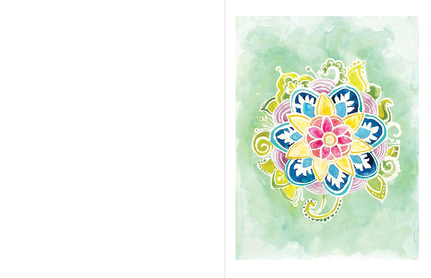 The Reverse Coloring Book™: Mindful Journeys: Be Calm and Creative: the Book Has