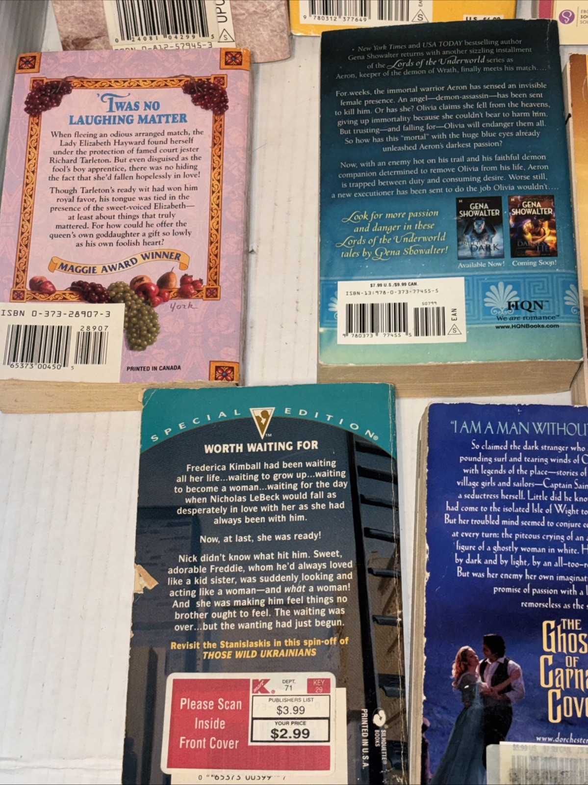 Vintage Romance Novels Lot Of 11 1980’s 1990’s 2000’s Paperback Books Lot Sultry