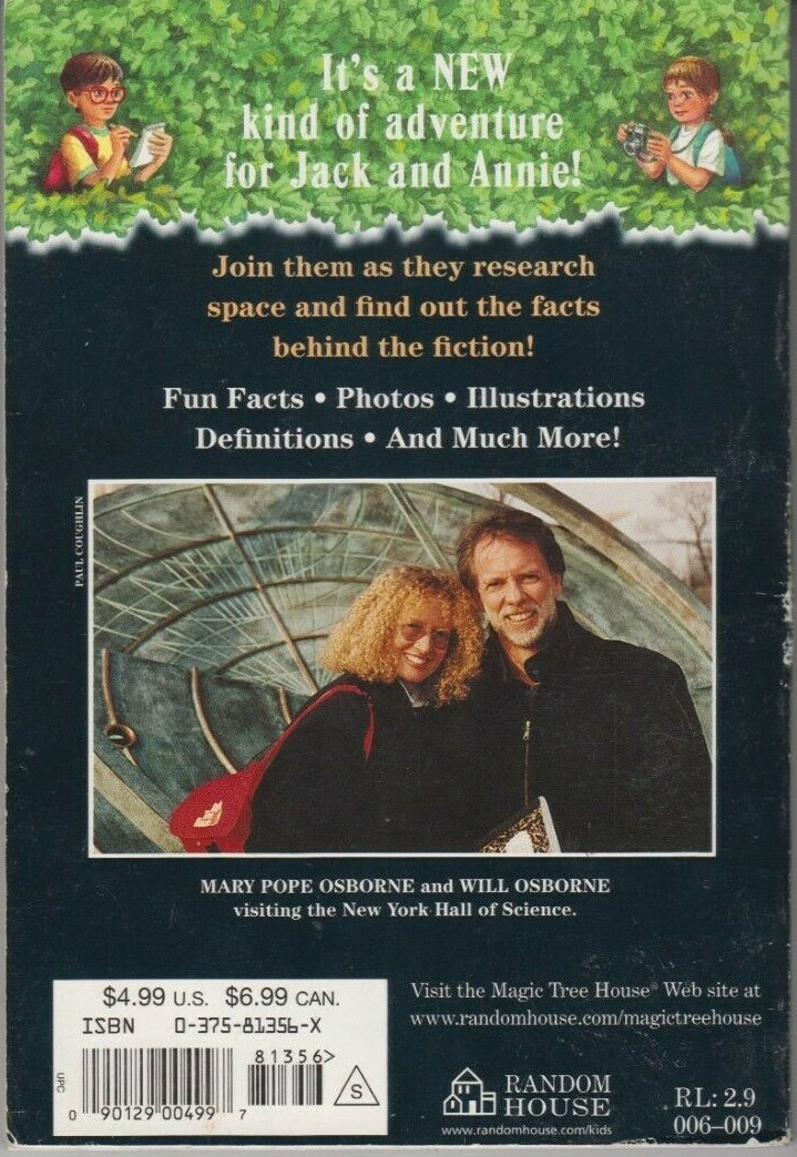 Magic Tree House Research Guide: Space – PB – Will and Mary Pope Osborne