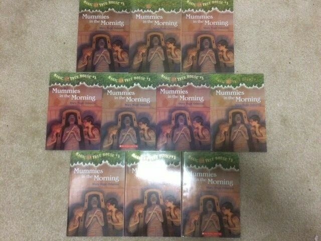 Magic Tree House #3 Mummies in the Morning class set Guided Reading lot 10 PB