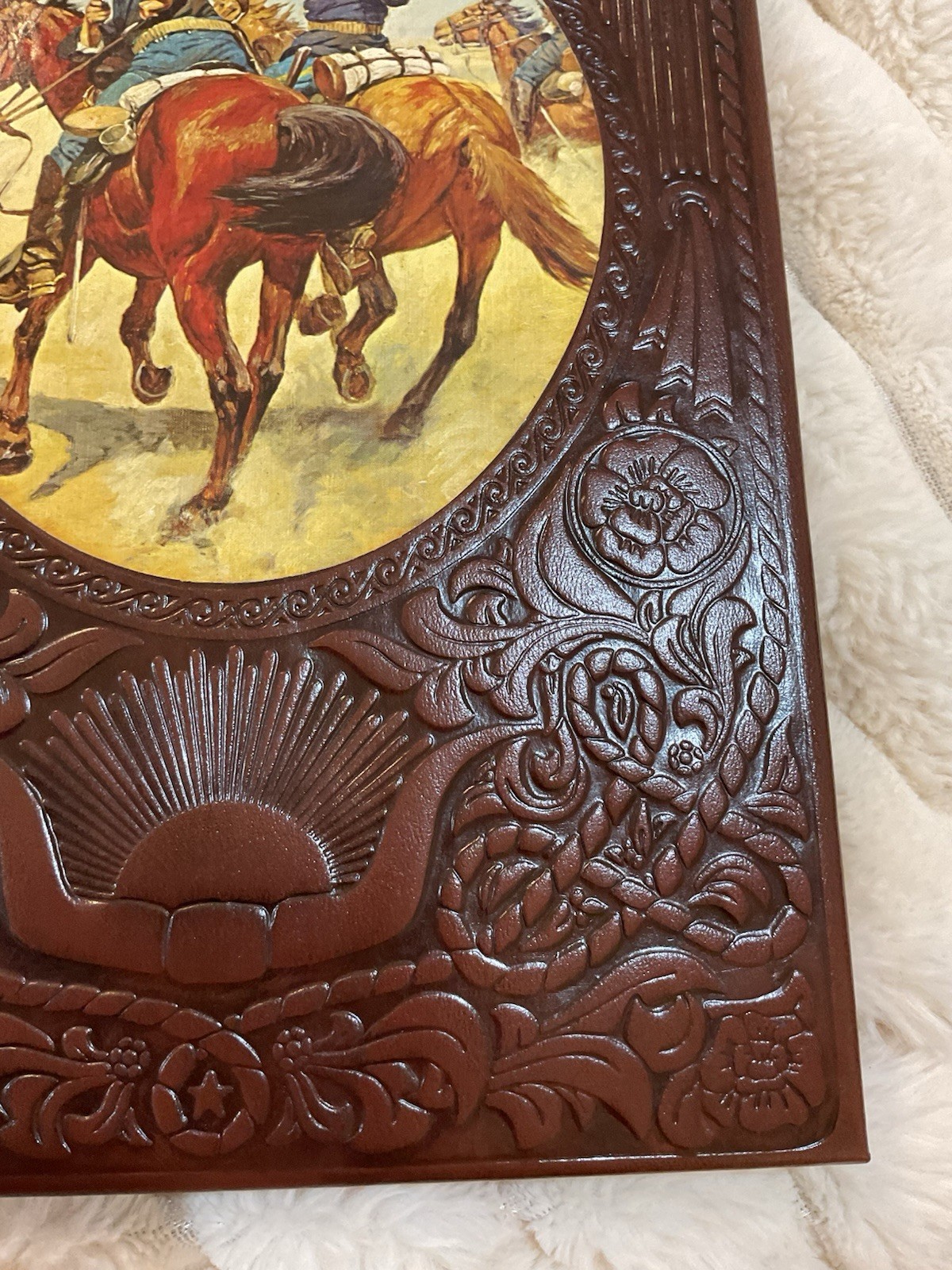 Vtg 2nd Print 1981 The Old West The Soldiers Leather Hardcover Time Life Books