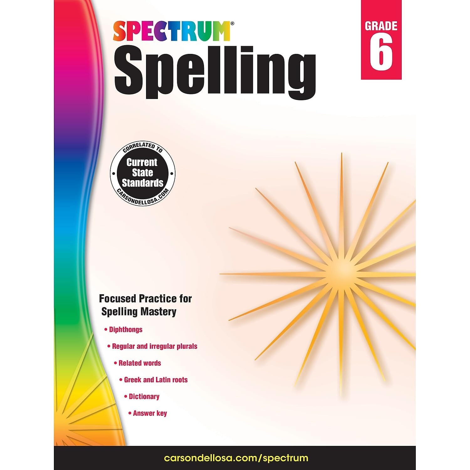 Spectrum Spelling Workbook Grade 6, Ages 11 to 12, Grade 6 Spelling, Handwri…