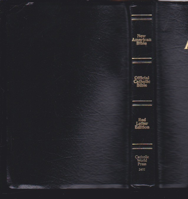 New American Bible – Catholic World Press 2402 Red Letter – Leather Bound LN