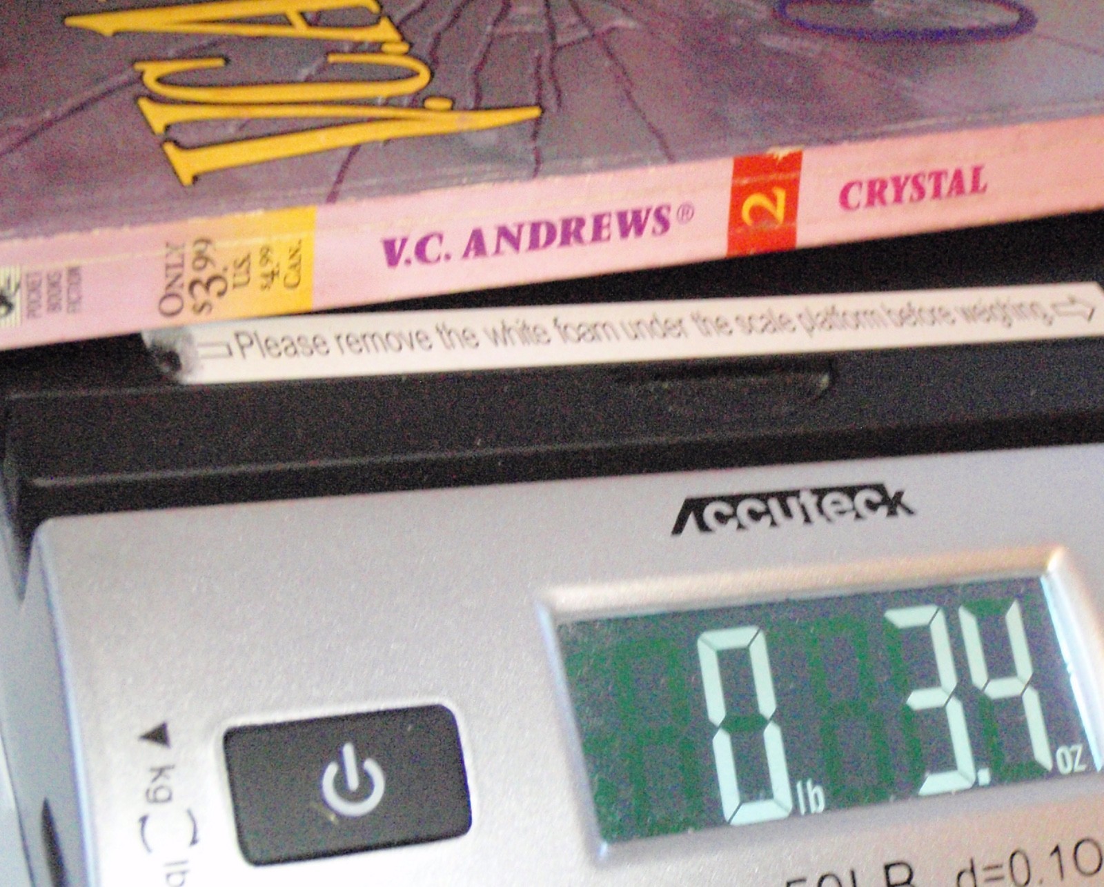 Crystal by VC Andrews Orphans Series VTG Paperback 1998 1st Pocket Books Printng