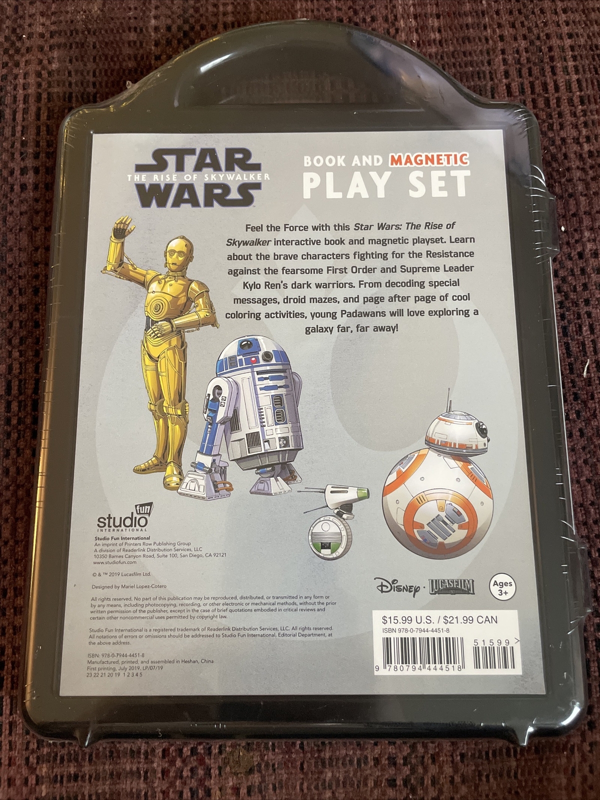 Magnetic Play Set Ser.: Star Wars: the Rise of Skywalker: Book and Magnetic Play
