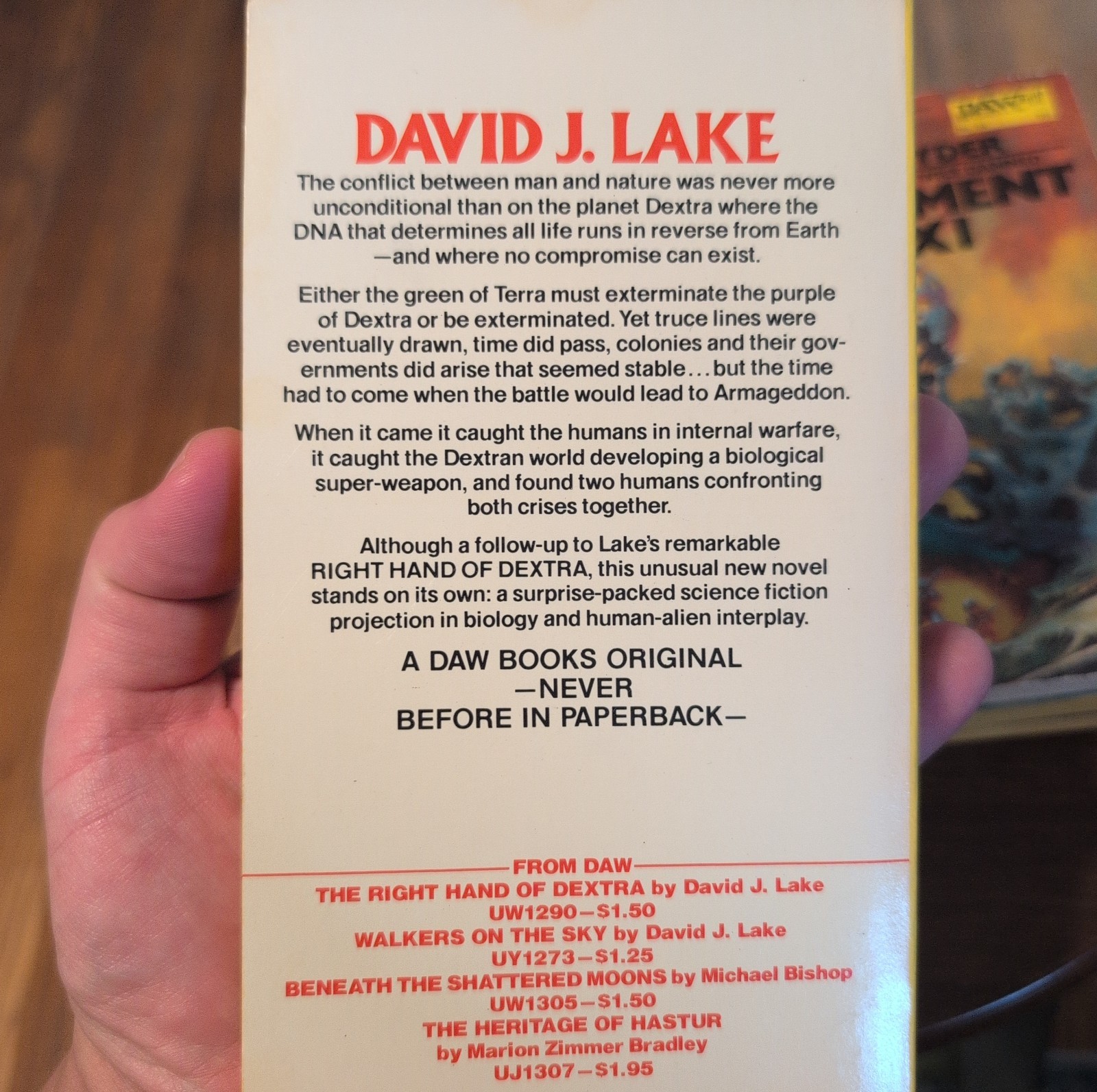 Bargain DAW Book Lot 5 Sci-Fi Paperbacks for $25 Vintage Good Condition