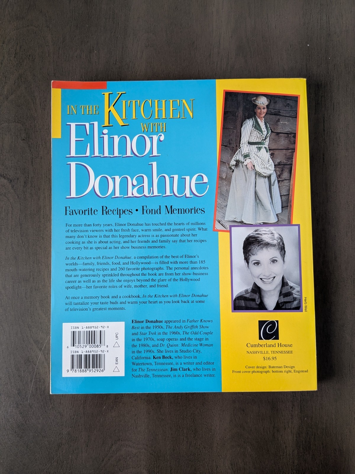 In The Kitchen with Elinor Donahue – Ken Beck, Jim Clark – Inscribed / Signed