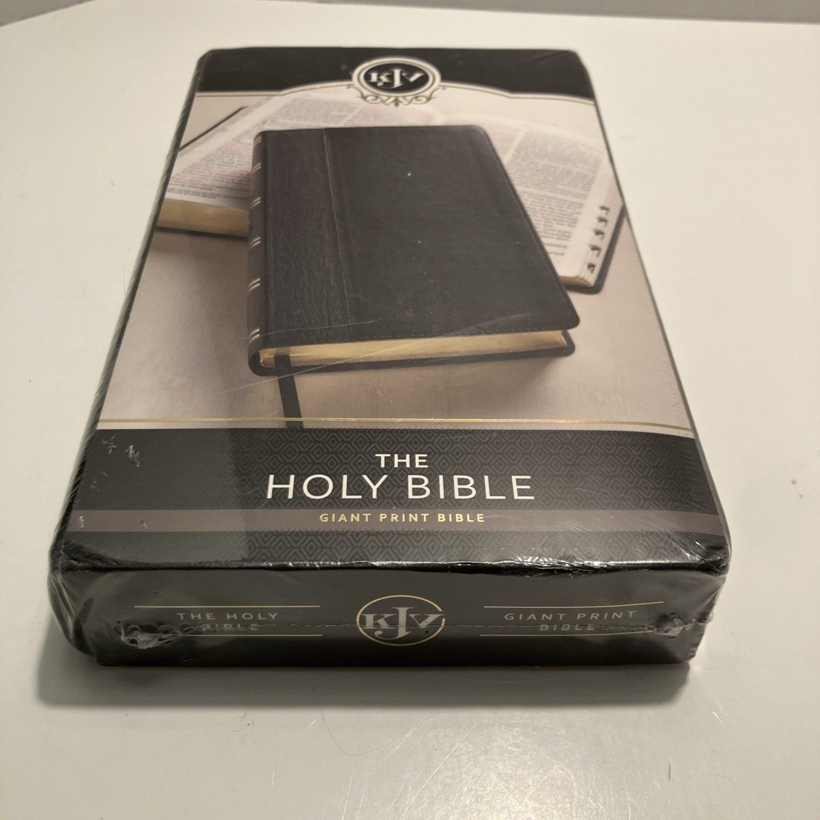 KJV HOLY BIBLE King James Version Black GIANT Print Thumb Index Edition NEW