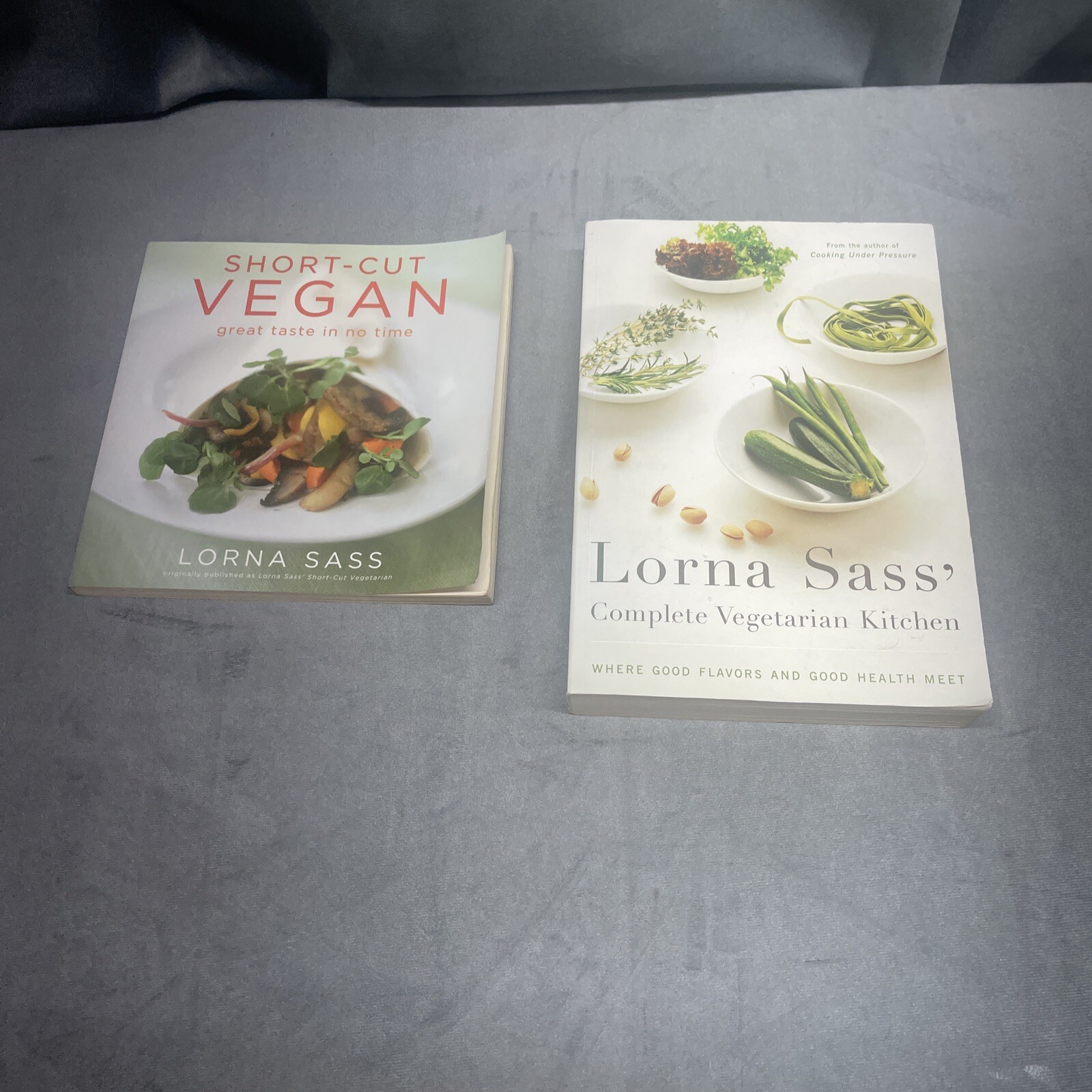 Vegan & Vegetarian Book Lot Lorna Sass’ Complete Vegetarian Kitchen & Short-Cut