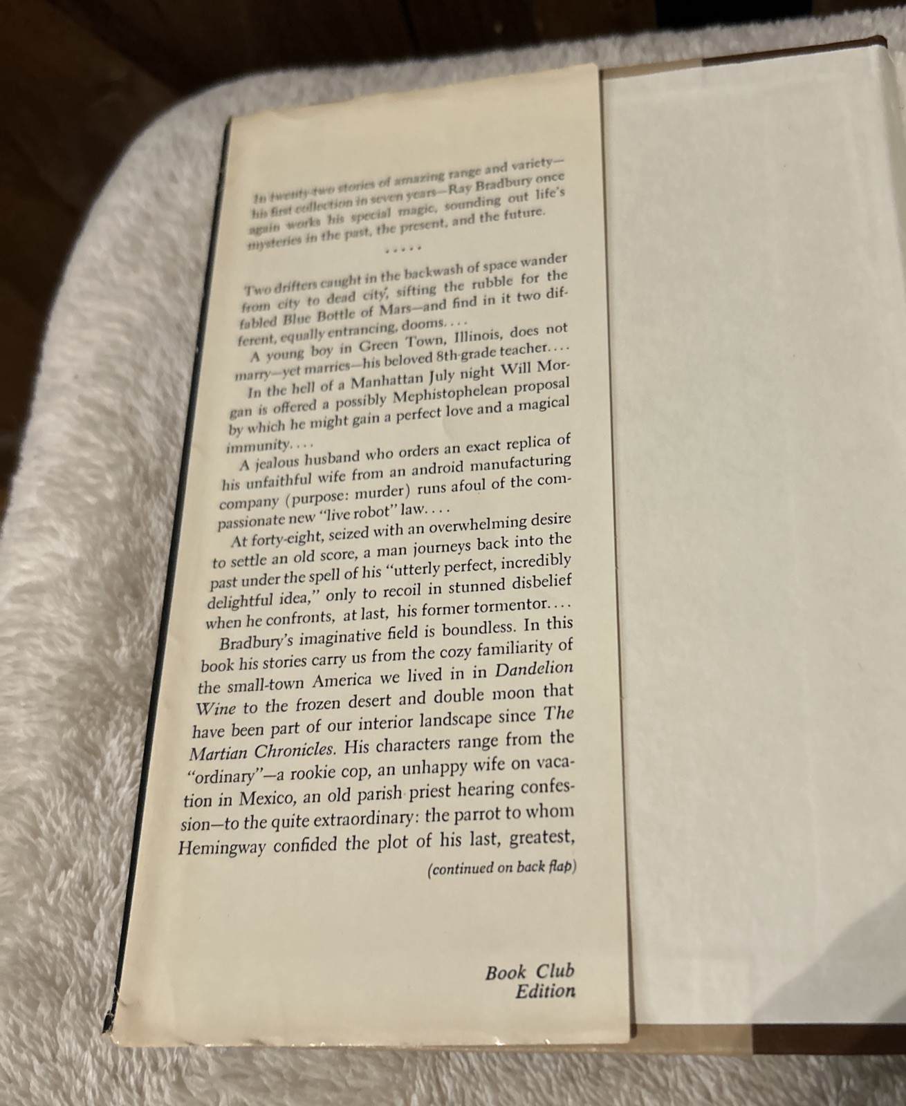 Ray Bradbury Long After Midnight BCE HCDJ 1975 Borzoi Books USED