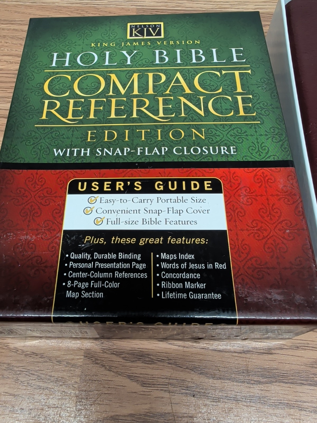 KJV Reference Bible Bonded Leather Center Column Reference New in Box