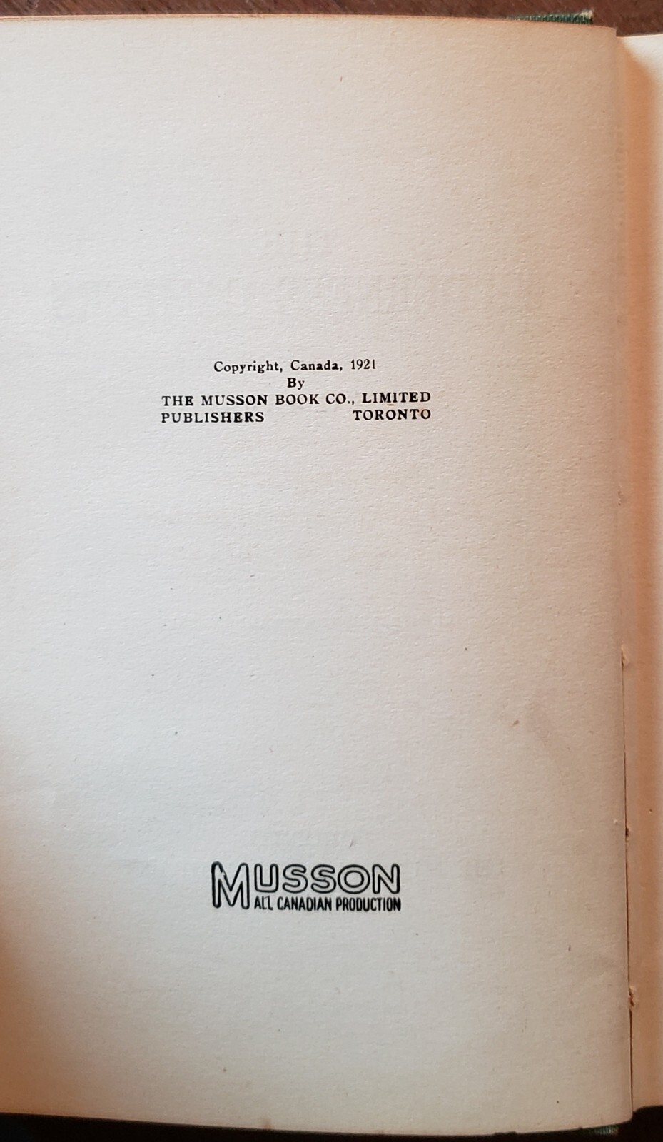 The Wilderness Campers by James C. Hodgins 1921 Canadian 265 pages Hardcover