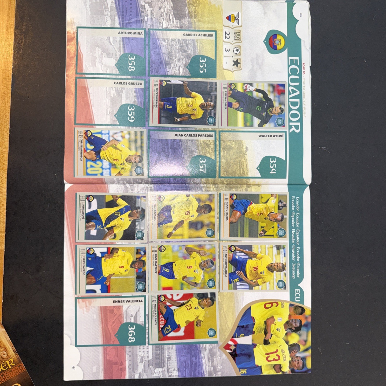 Panini Road to 2018 FIFA World Cup Russia Sticker Album w/ Stickers