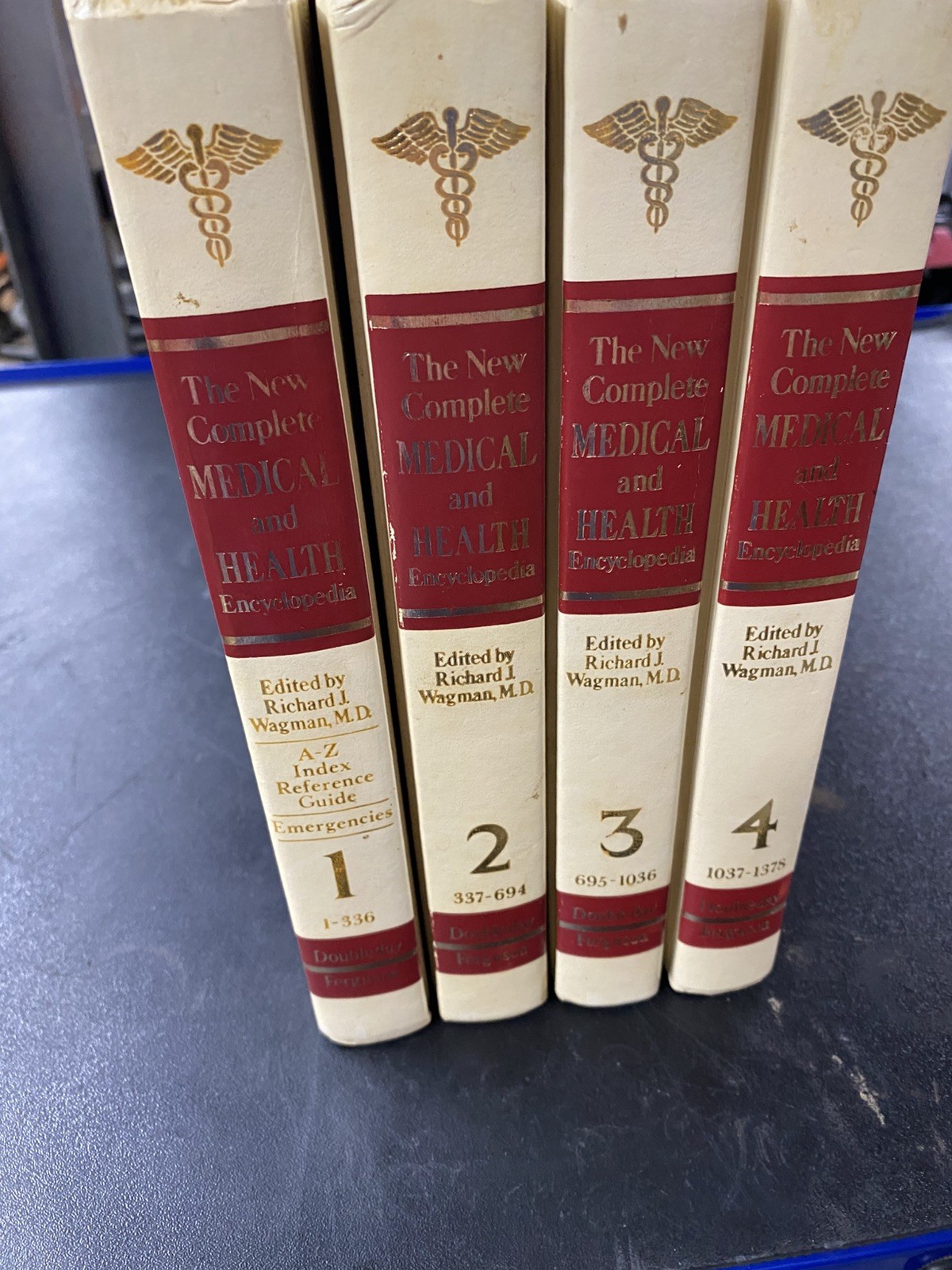 1986 Vintage ~The New Complete Medical and Health Encyclopedia — Four Volume Set
