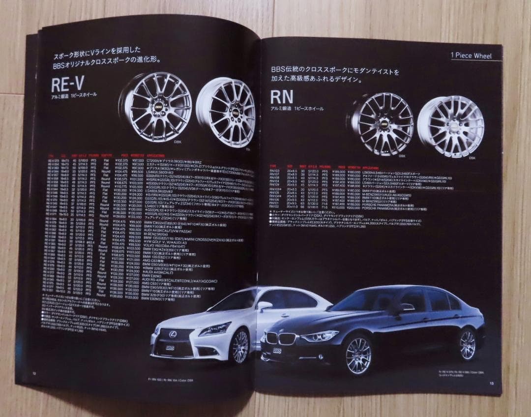 BBS Japan Forged Wheel Catalog 2013-2014 A4 35 pages