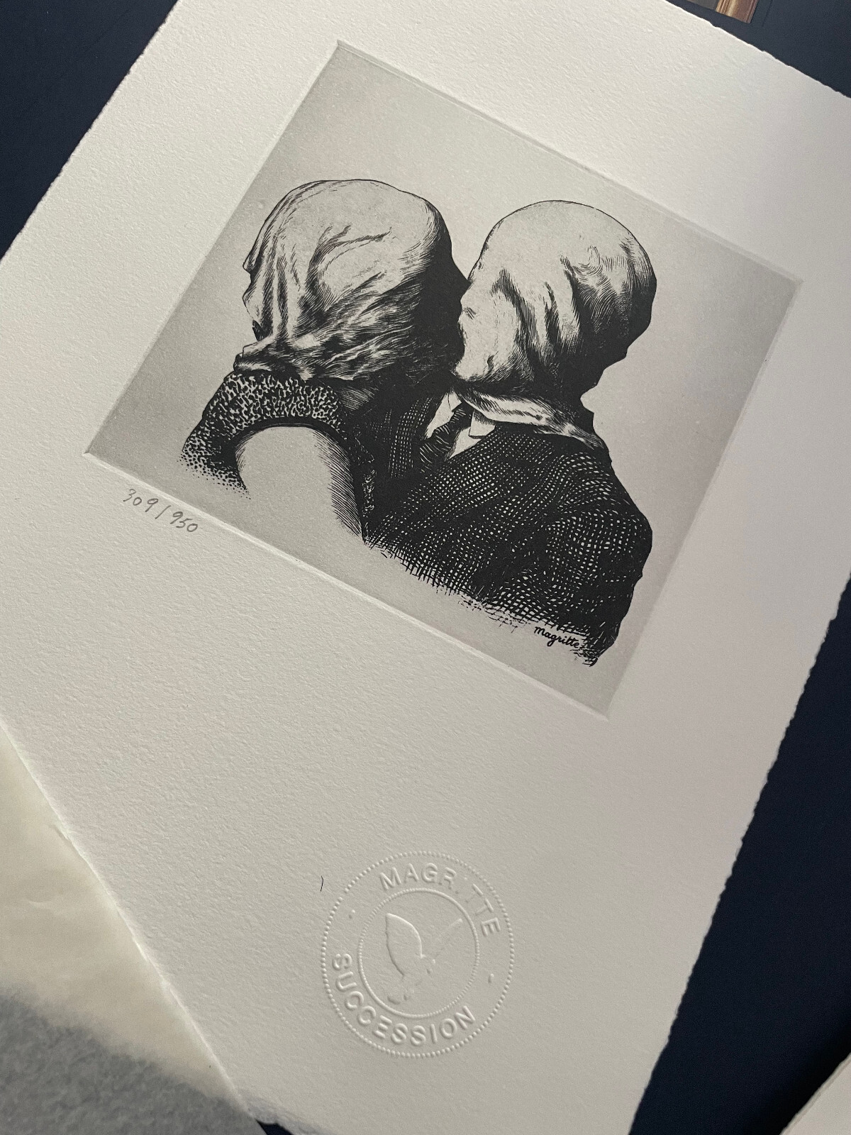 NEW MINT RARE DELUXE LTD ED #309 CLAMSHELL René Magritte: The Blue Box PAINTING