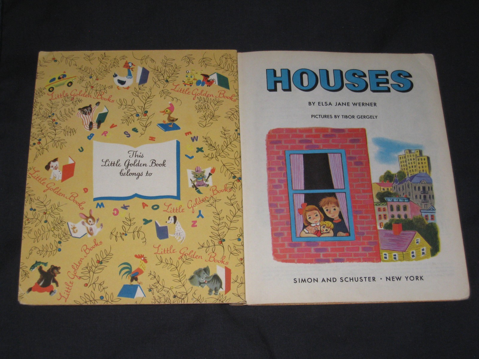 Little Golden Book Houses Series A 28 pages