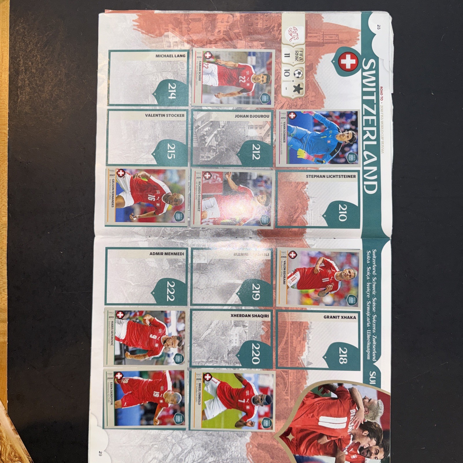 Panini Road to 2018 FIFA World Cup Russia Sticker Album w/ Stickers