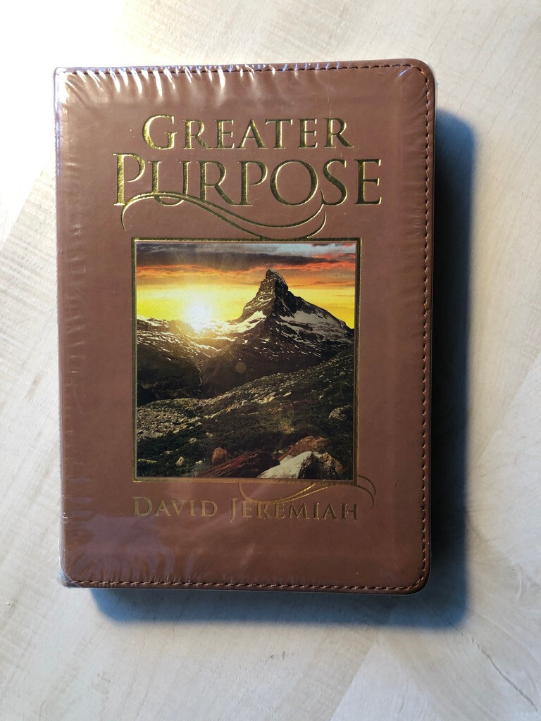 New in Shrinkwrap; “Greater Purpose” Daily Devotional by David Jeremiah