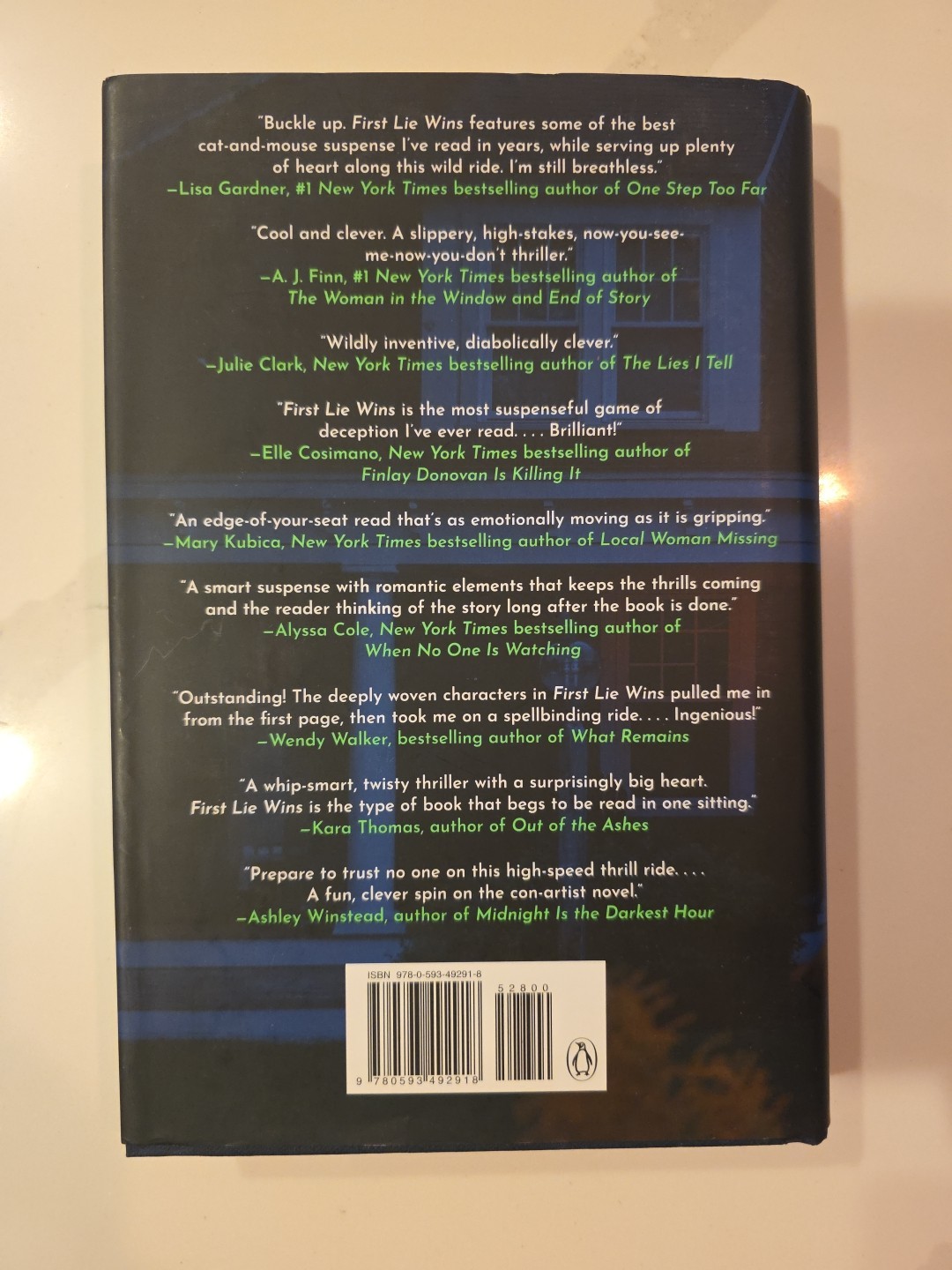 First Lie Wins – A novel By Ashley Elston Reese’s Book Club