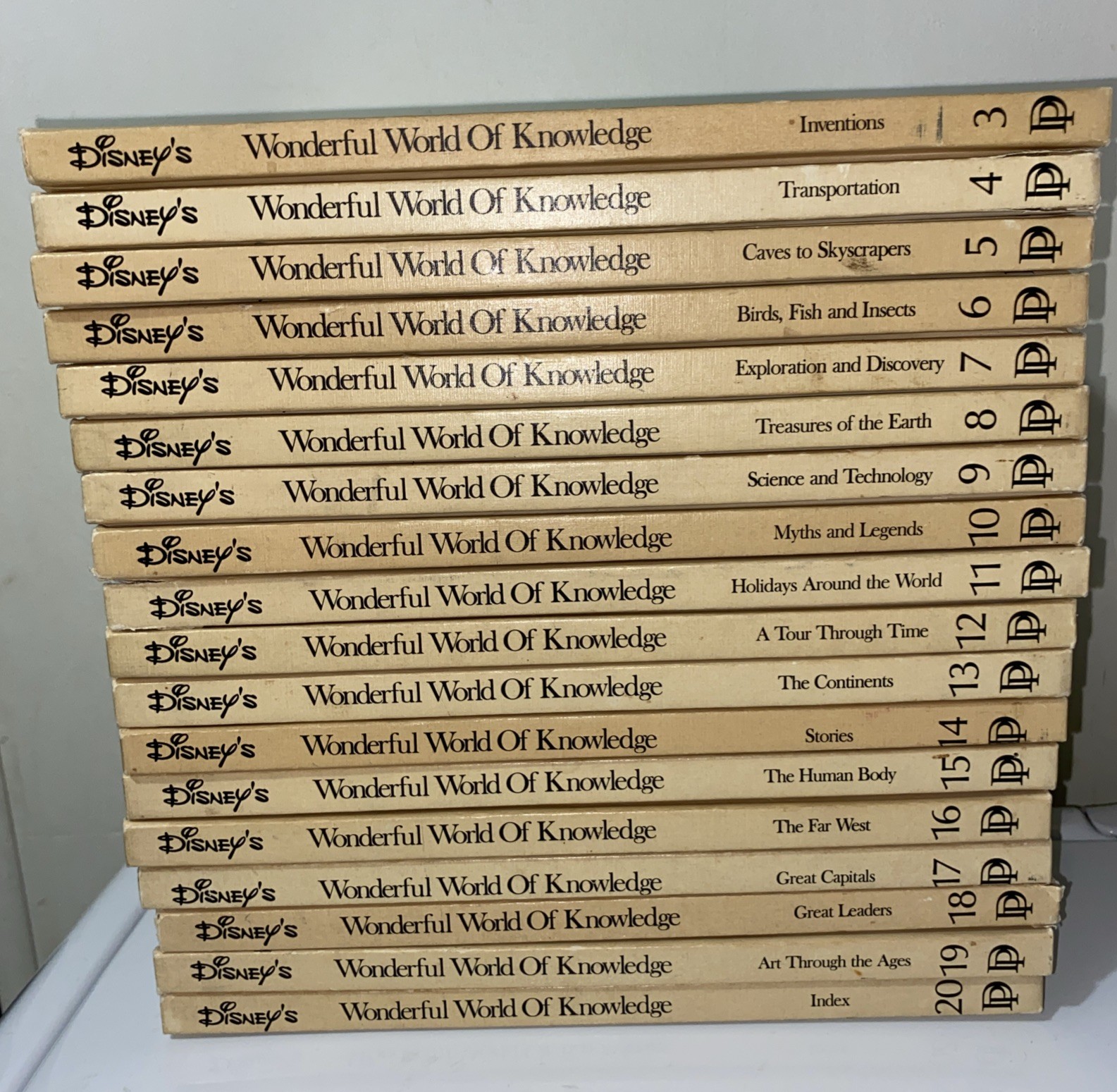 70s Walt Disney Wonderful World Of Knowledge Childrens Book Encyclopedia #3-20