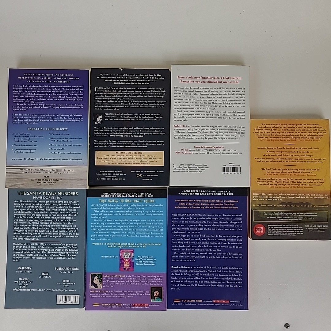 Huge Lot of 27 Uncorrected Proof Paperbacks Some Vintage Rare ARC