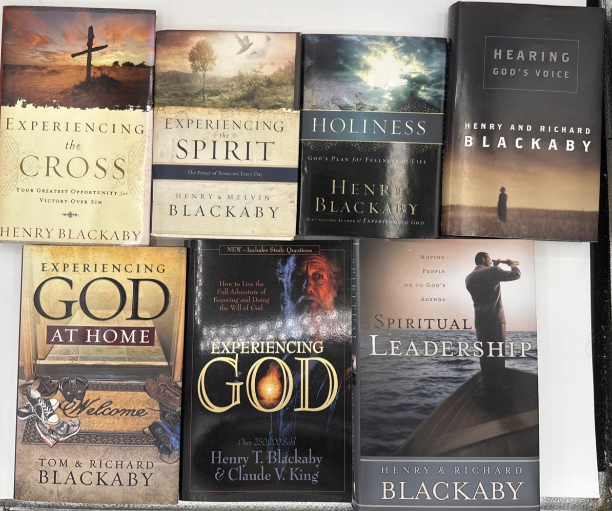 Lot of 7 by Henry, Tom & Richard Blackaby, Hardcover Books, B201