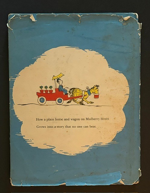 Dr. Suess 1937 “And to Think That I Saw it on Mulberry Street” Book