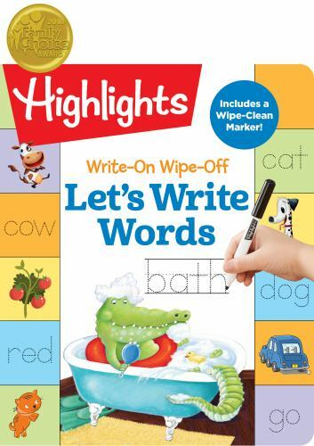 NEW Highlights Let’s Write Words Write-On & Off Learn Activity Book 5-8 YRS