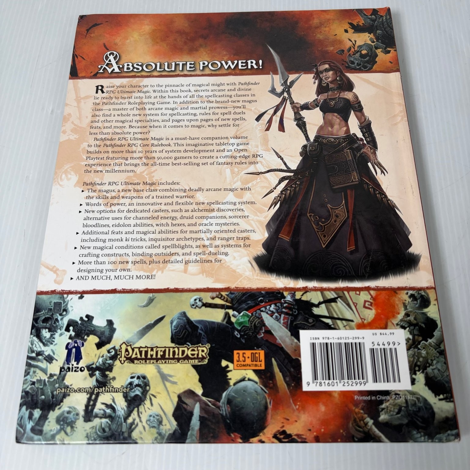 Pathfinder Ultimate Magic Paizo 2012 RPG Game Supplement Fantasy Adventure