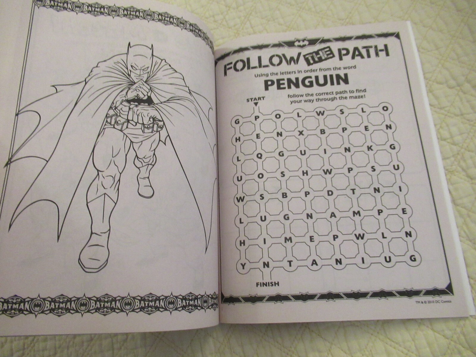 Batman Jumbo Coloring and Activity Books (2-Set) (2012) (Bendon, Inc.)