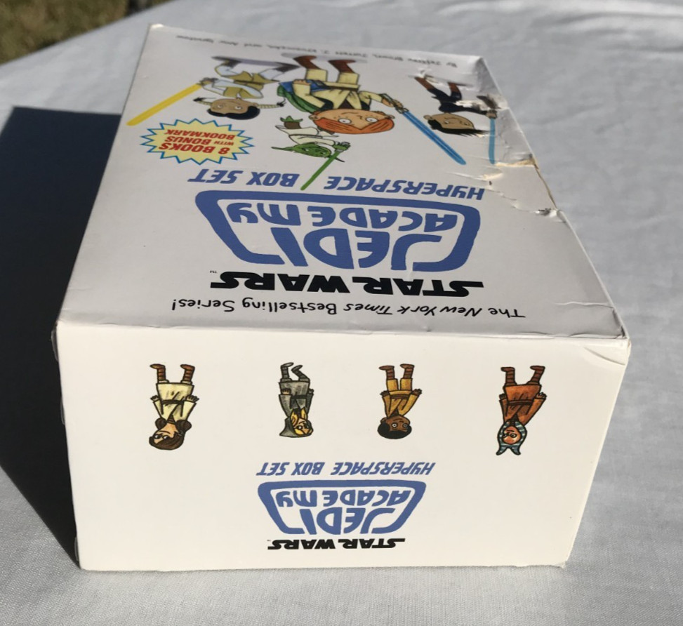 Star Wars Jedi Academy Hyperspace 8 Paperback Book Set (box torn, books ok)