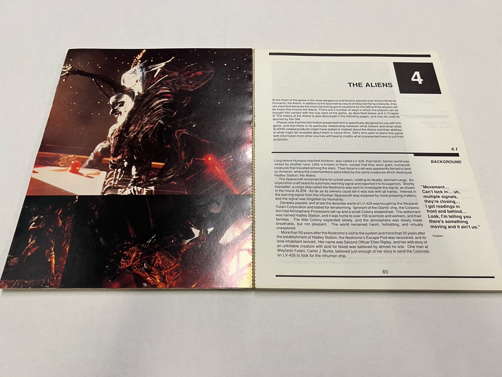 Aliens Adventure Game Barry Nakazono Leading Edge Games Book 20200