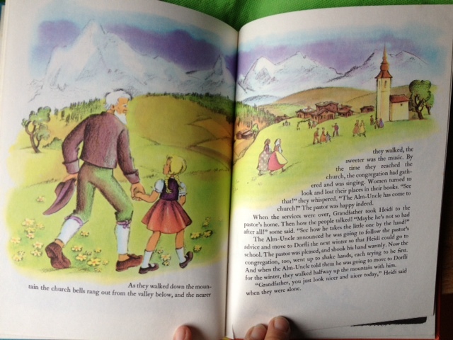 The Story of Babar The Little Elephant & Heidi Dandelion Library Dual Book