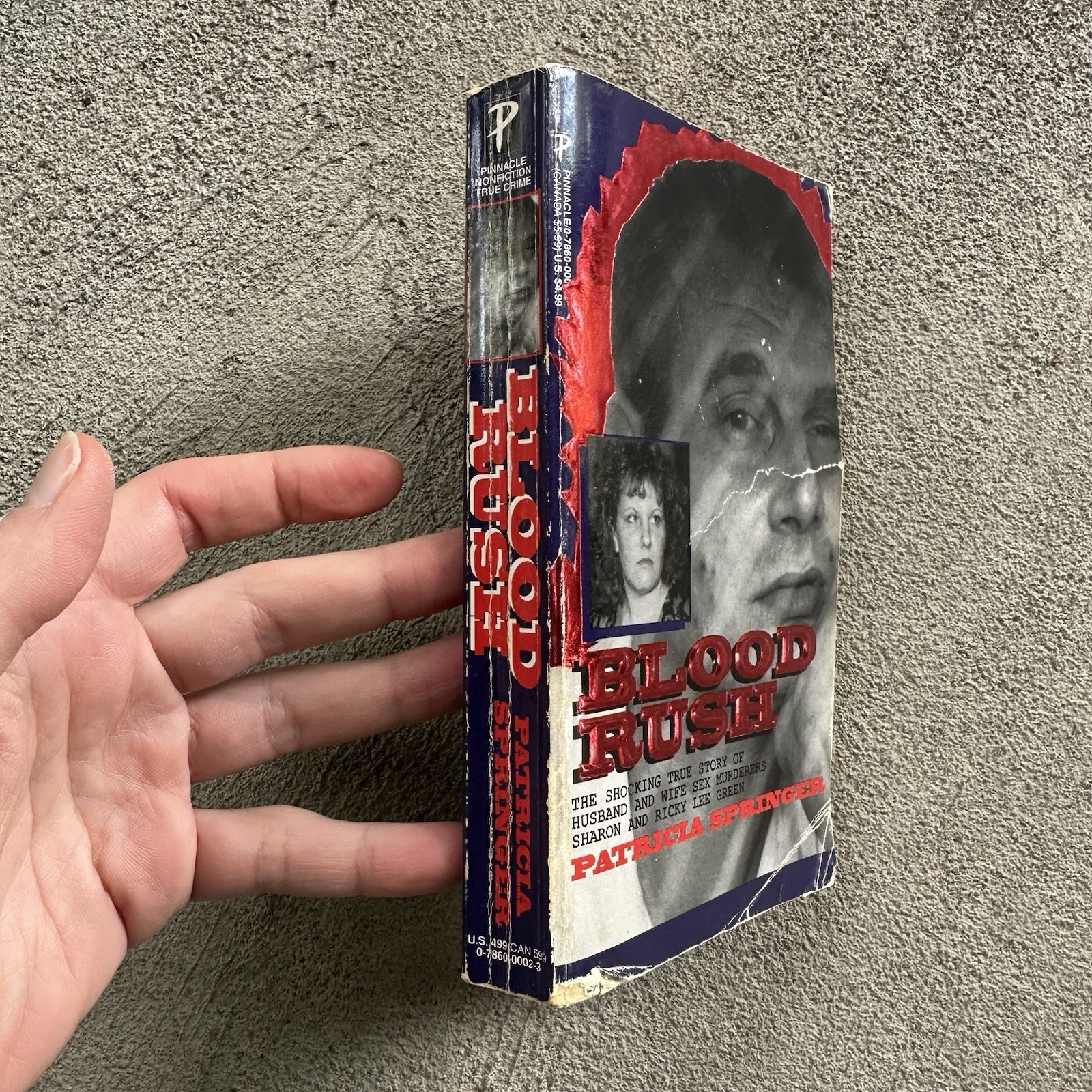 BLOOD RUSH By Patricia Springer Pinnacle True Crime Paperback 1994 OOP