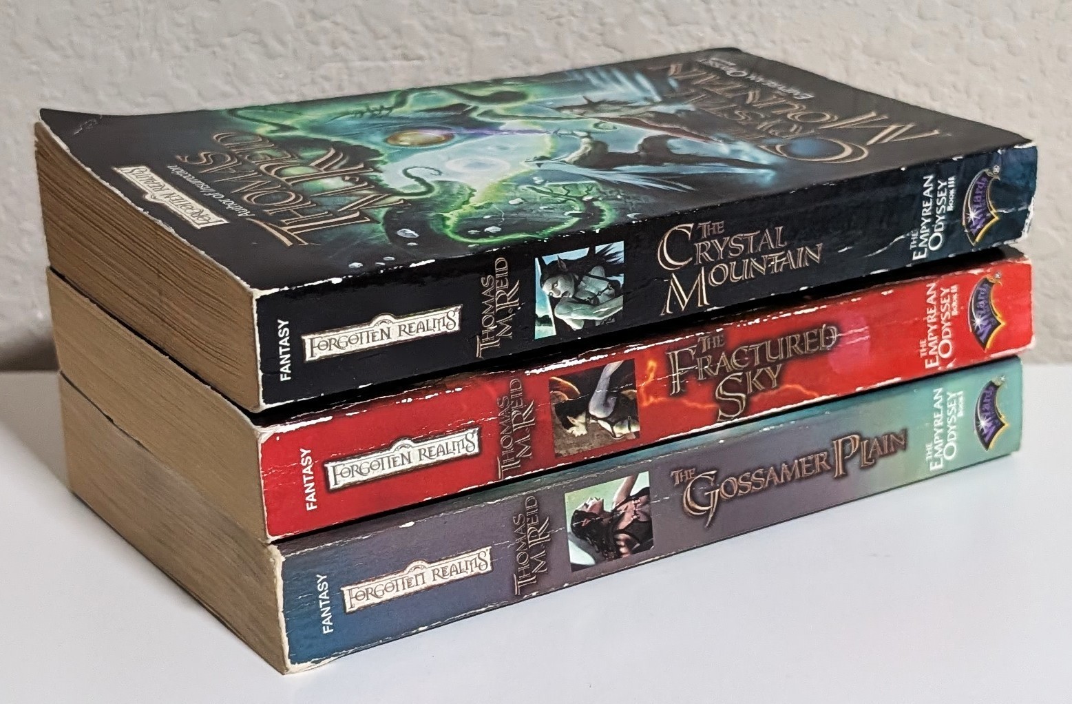 Forgotten Realms = Thomas M. Reid = THE EMPYREAN ODYSSEY = complete set 3 pbks