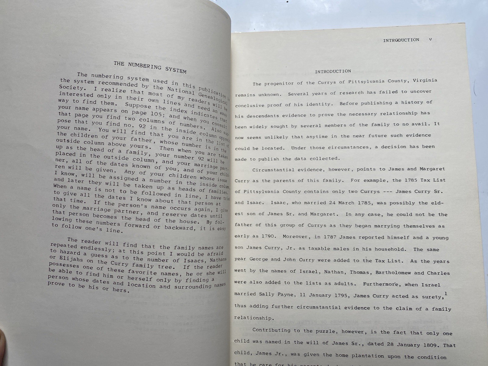 Curry Cousins 1785 To 1974 Carolyn Reeves Ericson Genealogy PB