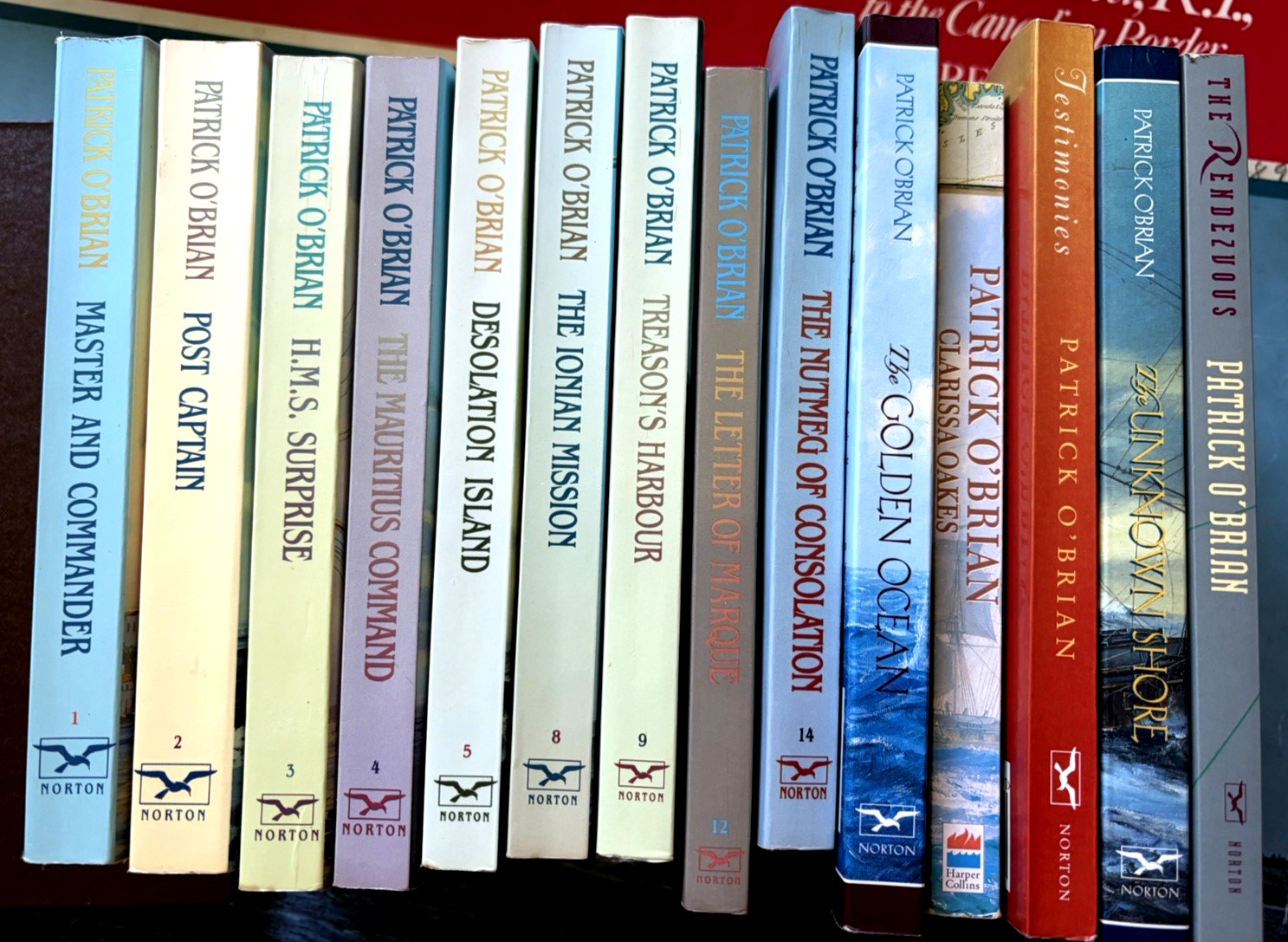 Patrick O’Brian 14 Book Mixed Lot Aubrey-Maturin,Rendezvous,Testimonies