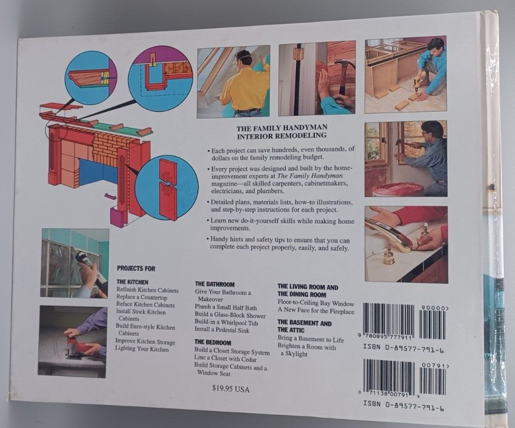 The Family Handyman INTERIOR REMODELING 191 Pages Hardcover