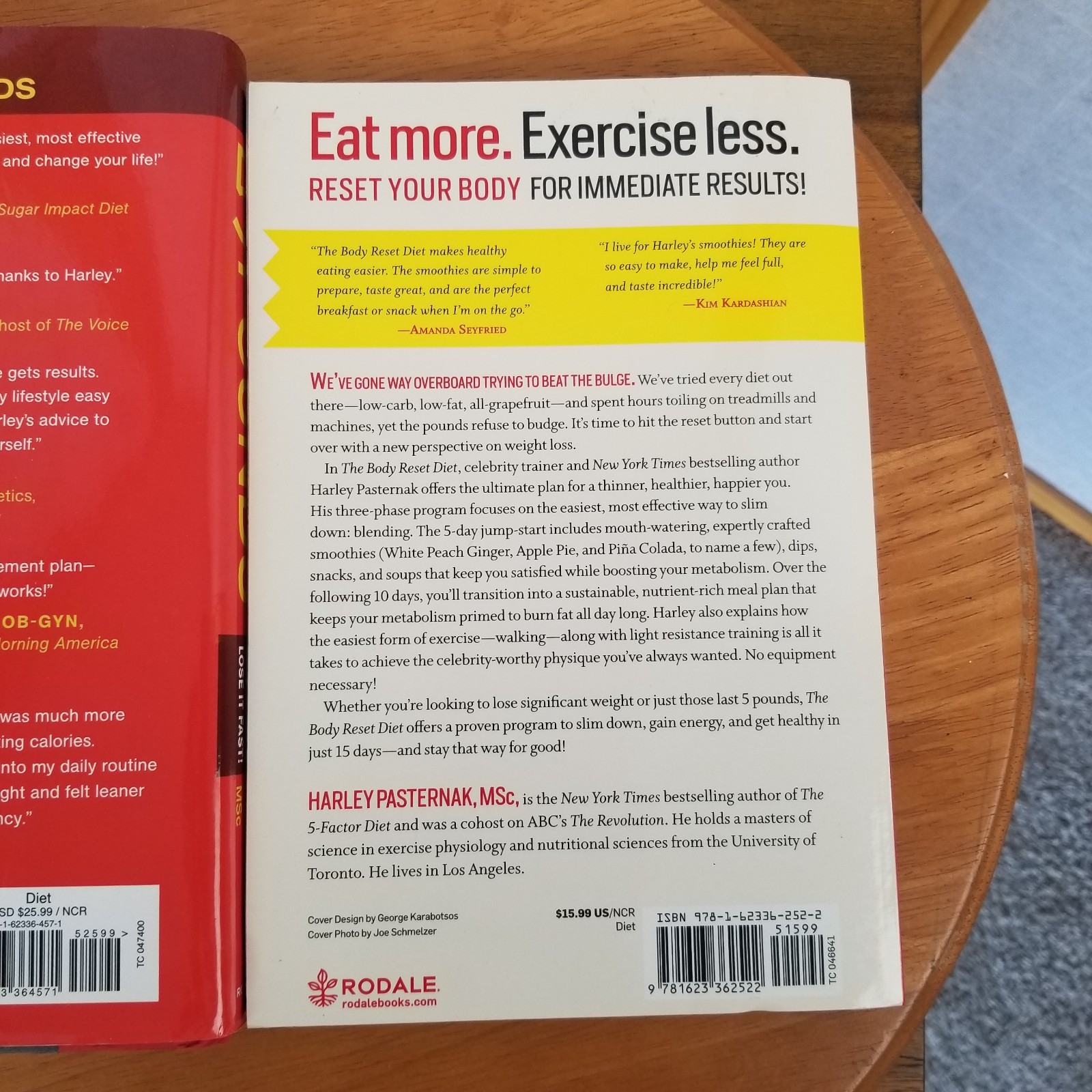 Harley Pasternak Book Bundle Set of Two Books Diet Workout Weight-Loss Recipes