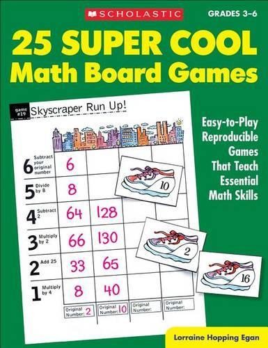 Lorraine Hopping Egan Anderko 25 Super Cool Math Board (Paperback) (UK IMPORT)