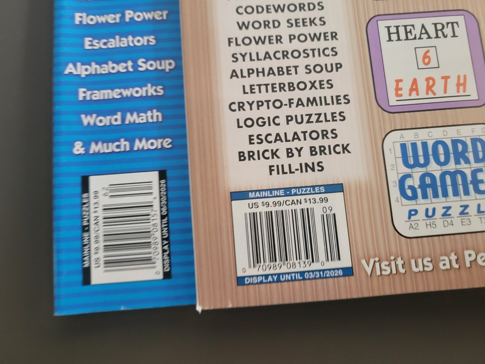 Lot of 2 Penny Press Variety Puzzle Books – Tournament & Approved – Fun For All