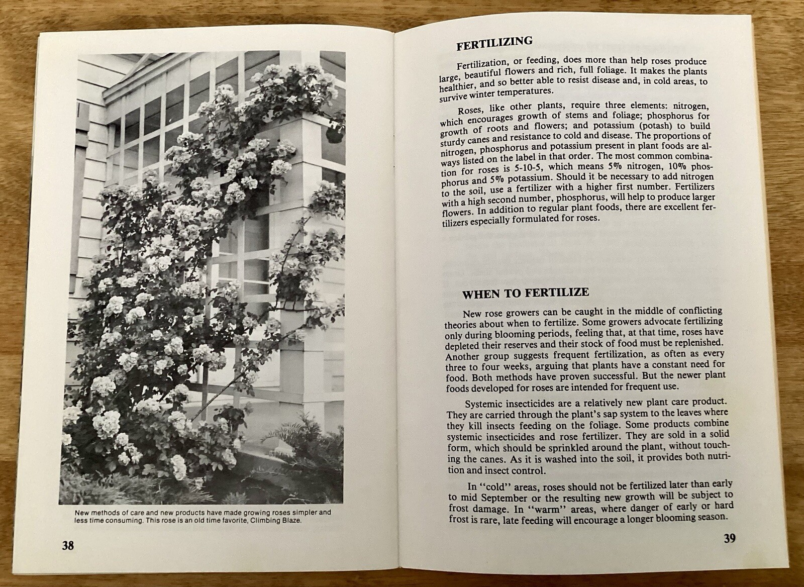 VTG ROSE HANDBOOK, 1977, Ed Fink, Countryside Books