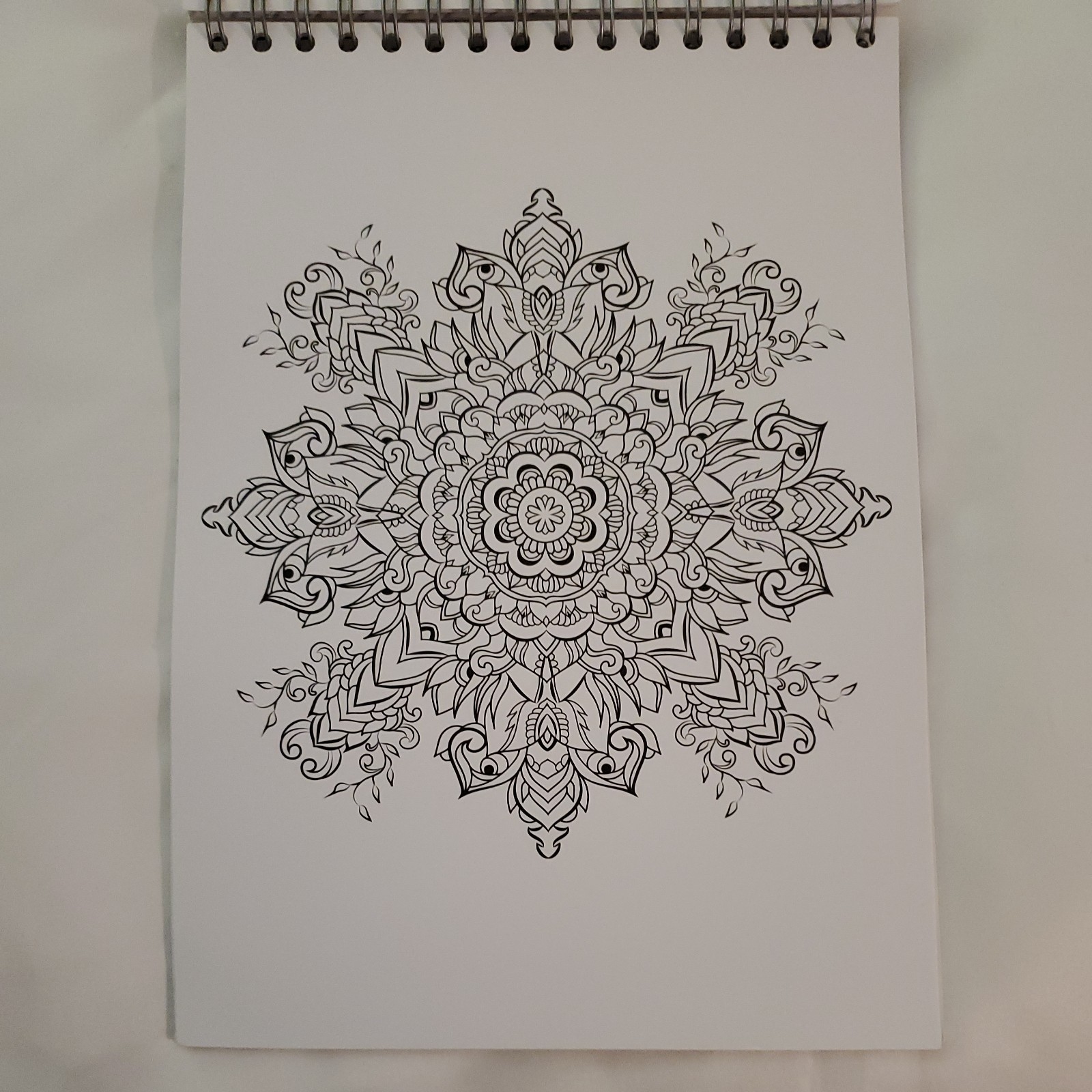 Colorya Mandalas Spiral Adult Coloring Book – 30 Pages